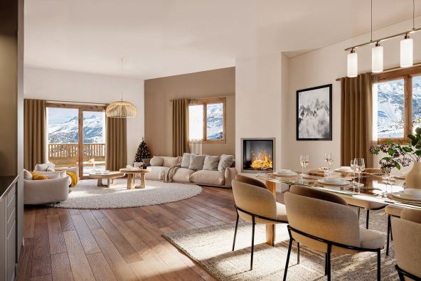 Vente Appartement de luxe Méribel Les Allues 6&nbsp;Pièces 152&nbsp;m²