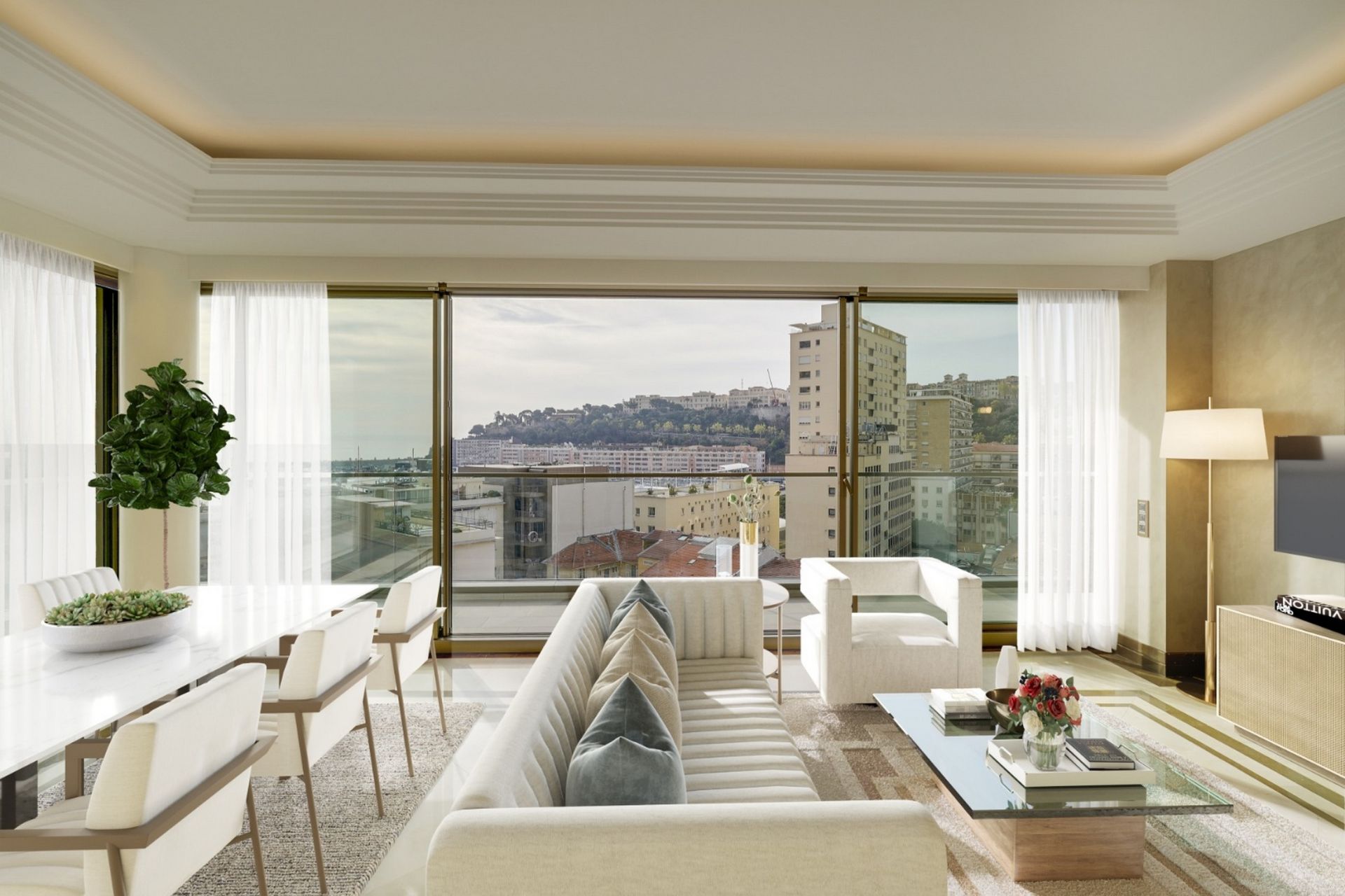 luxury apartment 3 Rooms for rent on MONACO (98000)