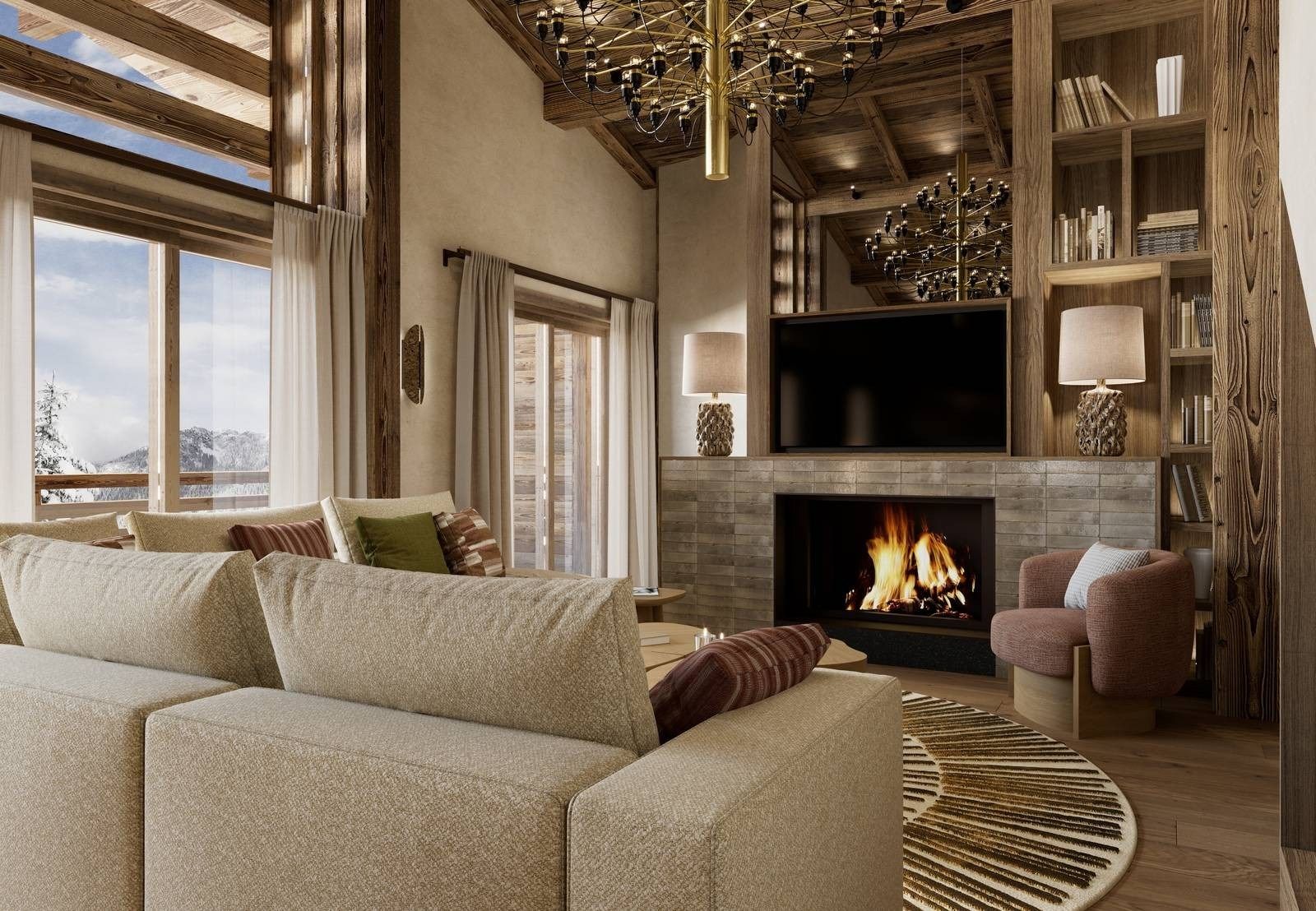 triplex de luxe 6 Pièces en vente sur MEGEVE (74120)
