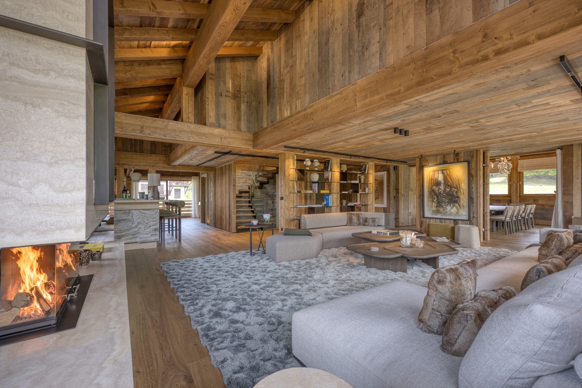 luxury chalet 11 Rooms for seasonal rent on MEGEVE (74120)