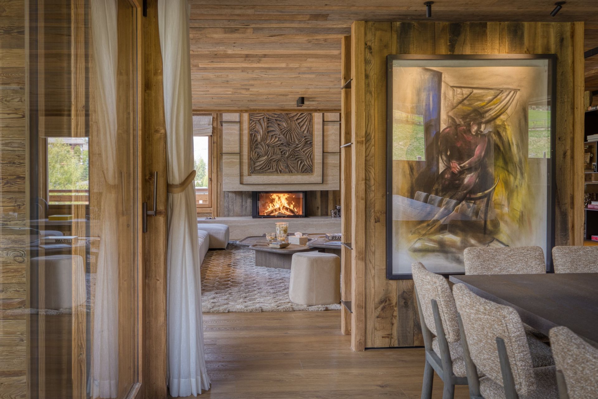 luxury chalet 11 Rooms for seasonal rent on MEGEVE (74120)