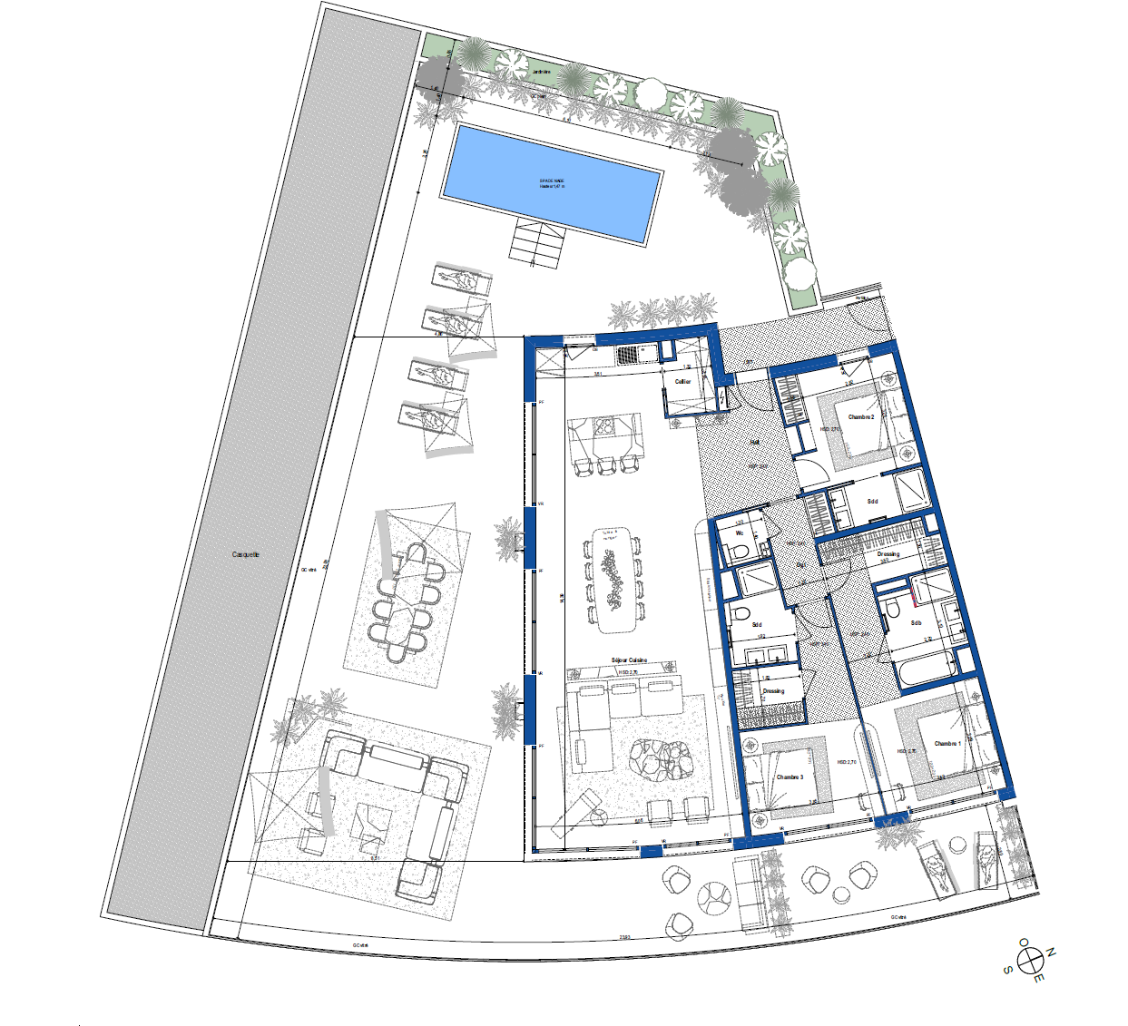 luxury apartment 4 Rooms for sale on VILLENEUVE LOUBET (06270)