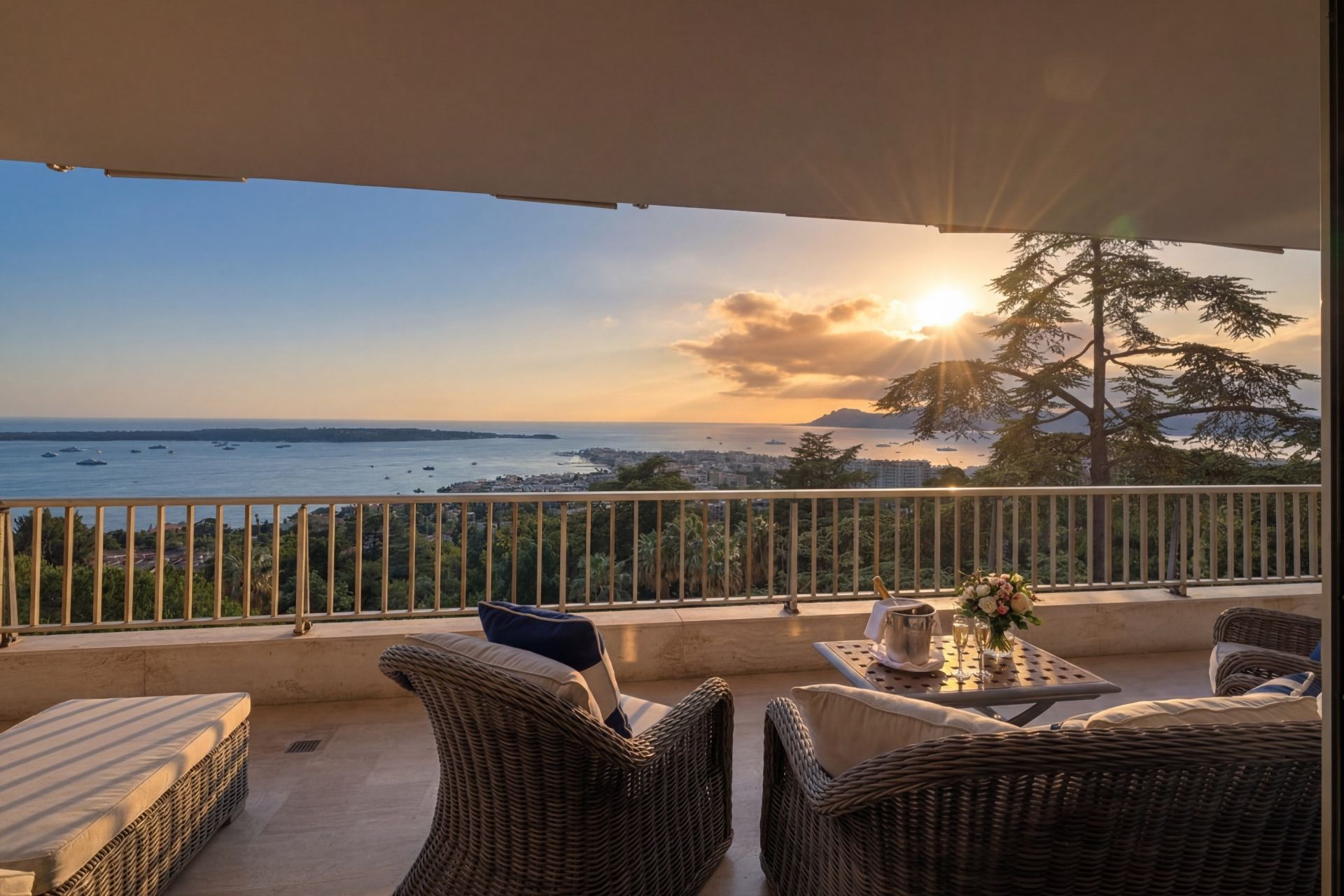 luxury apartment 6 Rooms for sale on CANNES (06400)
