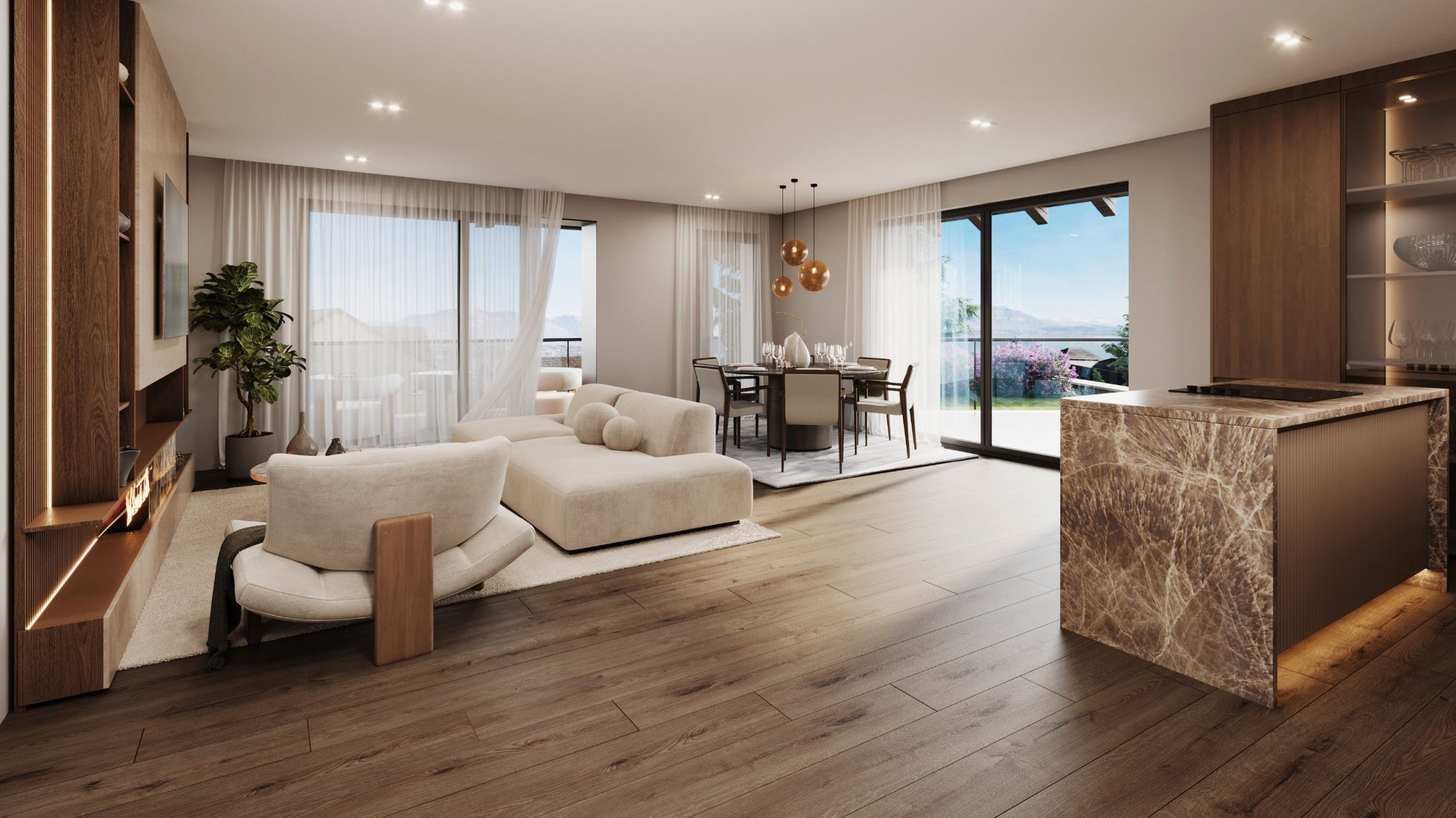 appartement de luxe 3 Pièces en vente sur BOURDEAU (73370)