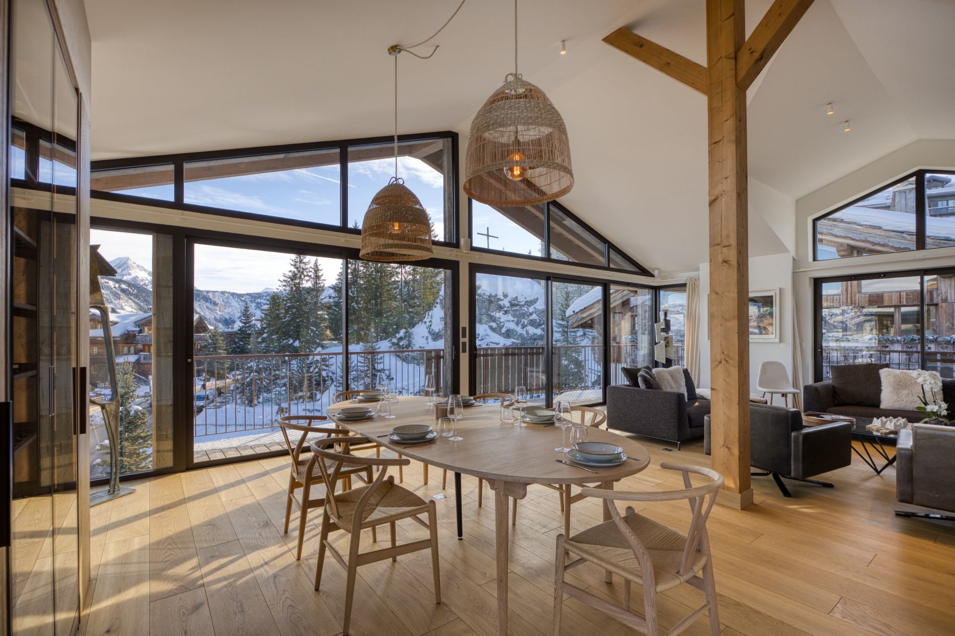 luxury apartment 6 Rooms for seasonal rent on COURCHEVEL (73120)