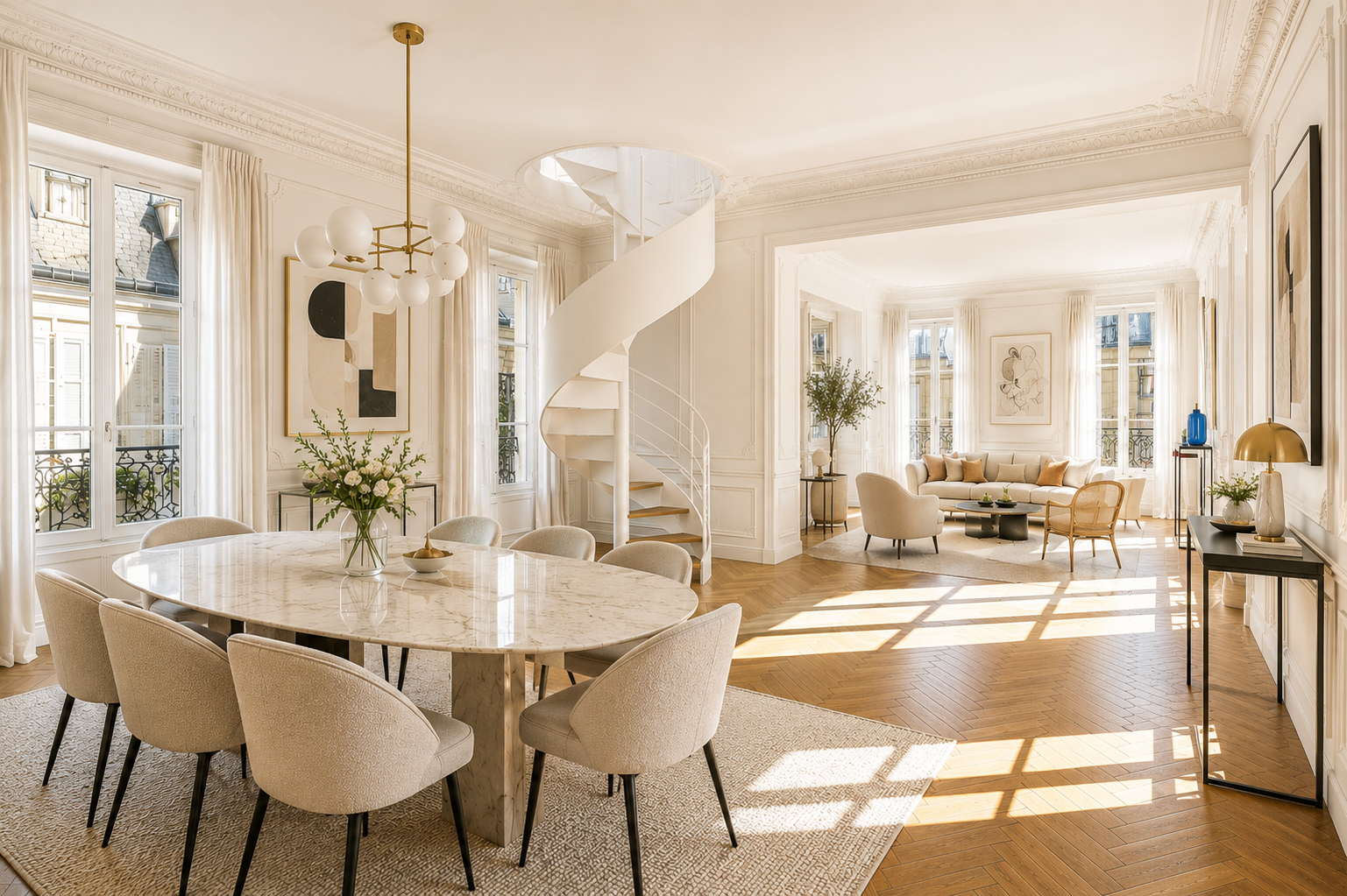 luxury apartment 5 Rooms for sale on PARIS (75007)