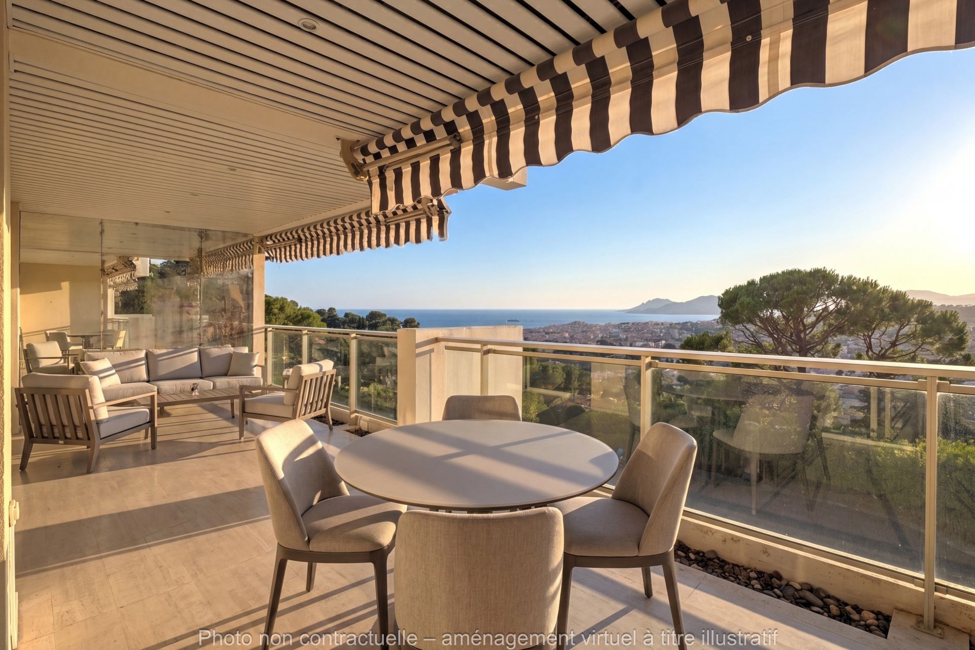 appartement de luxe 3 Pièces en vente sur LE CANNET (06110)