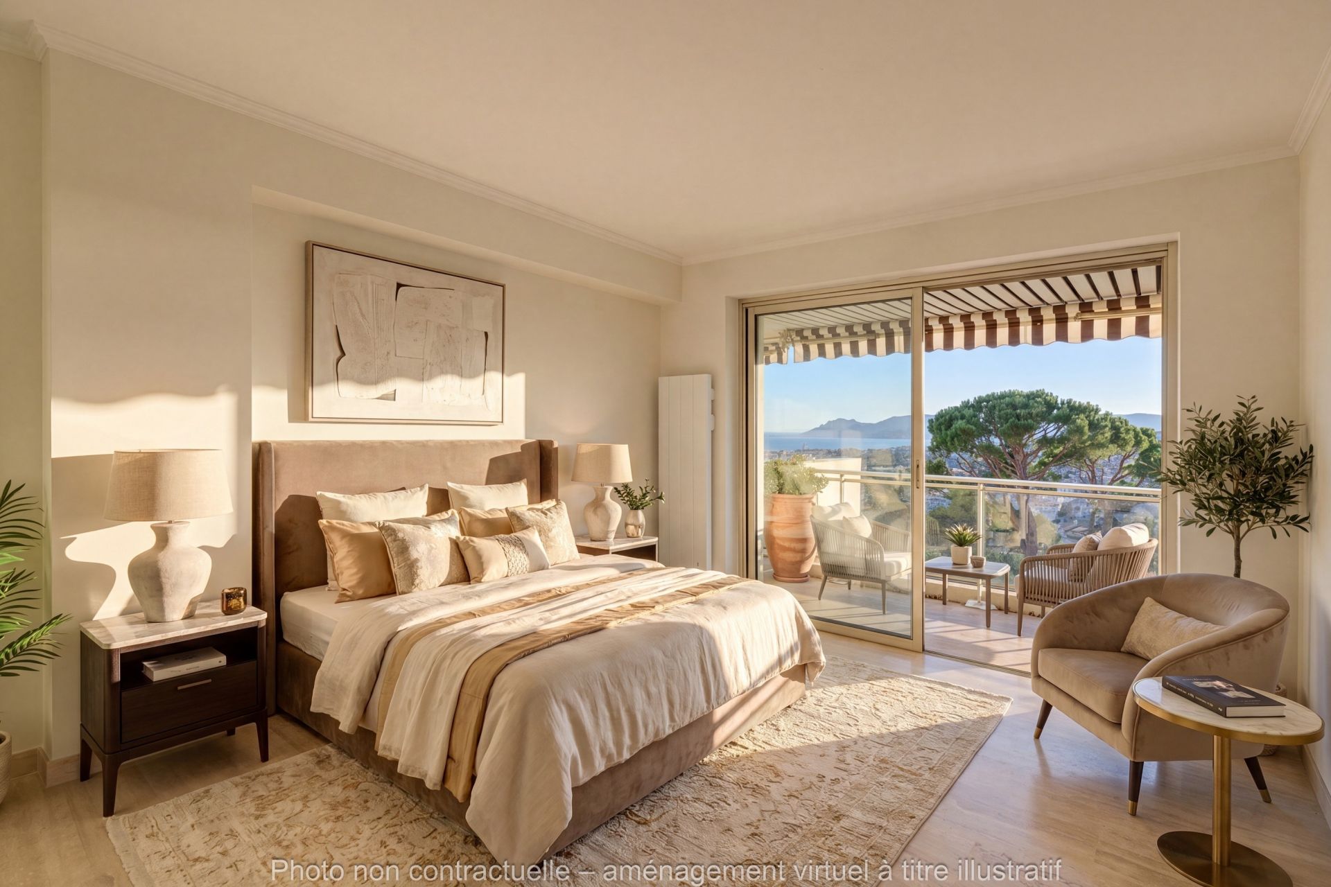 appartement de luxe 3 Pièces en vente sur LE CANNET (06110)