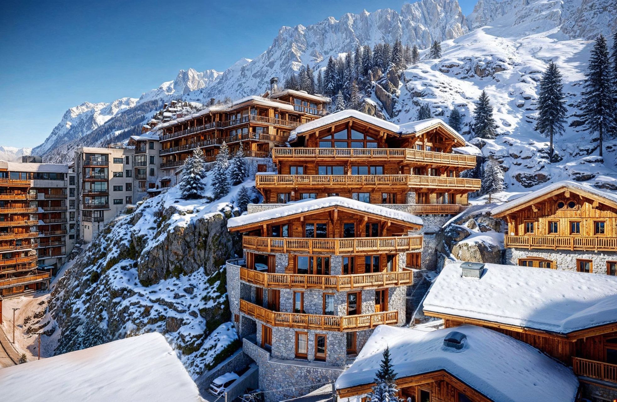 luxury apartment 3 Rooms for sale on VAL D ISERE (73150)