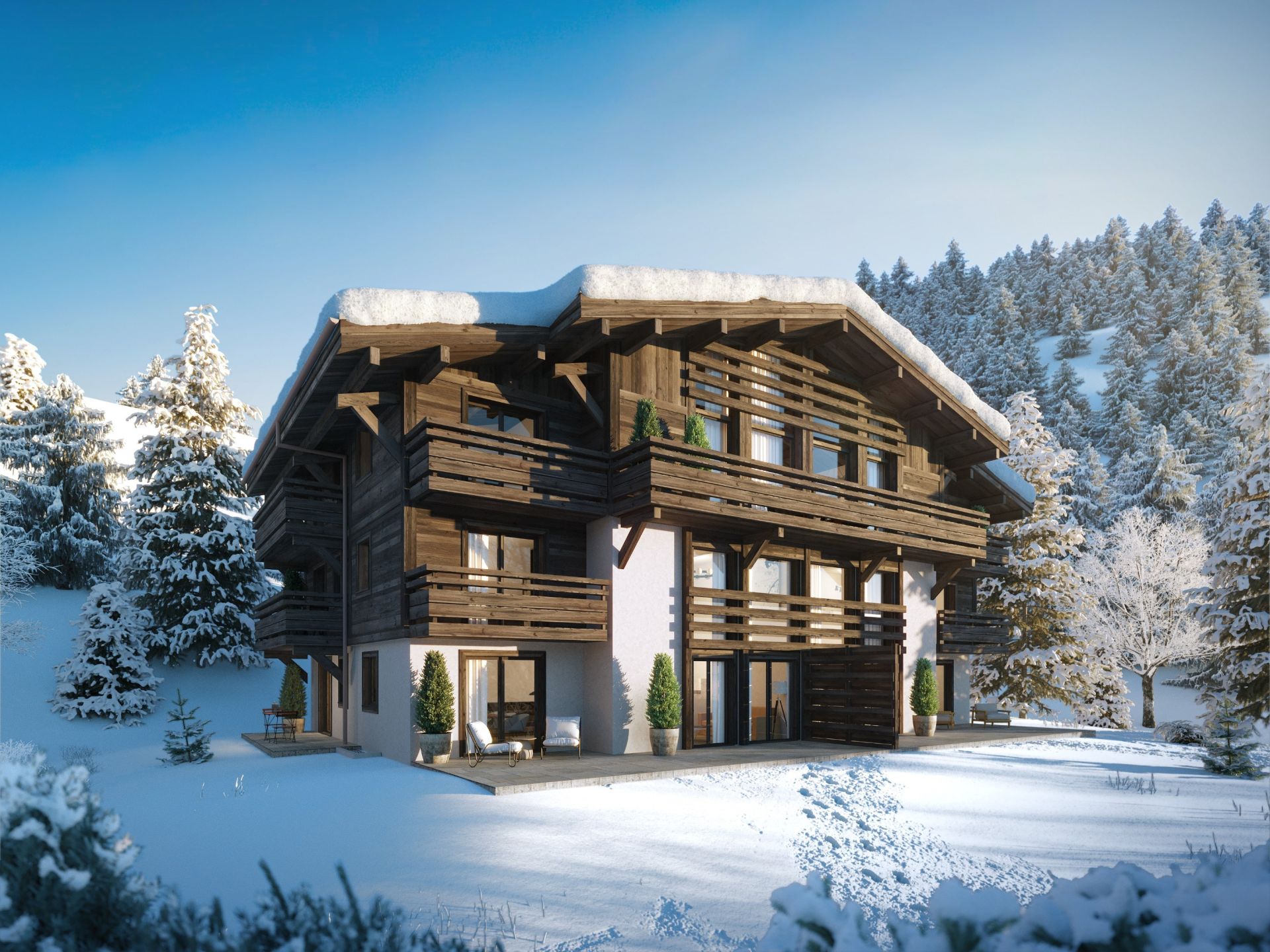 duplex de luxe 6 Pièces en vente sur MEGEVE (74120)
