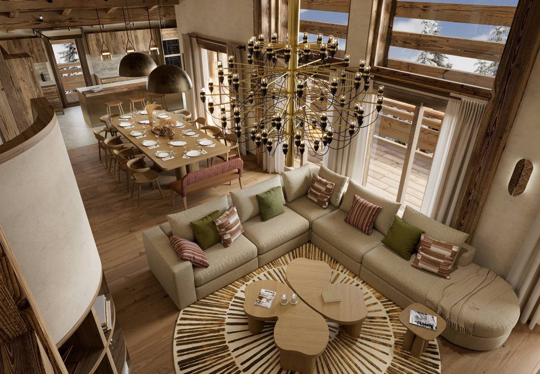 duplex de luxe 6 Pièces en vente sur MEGEVE (74120)