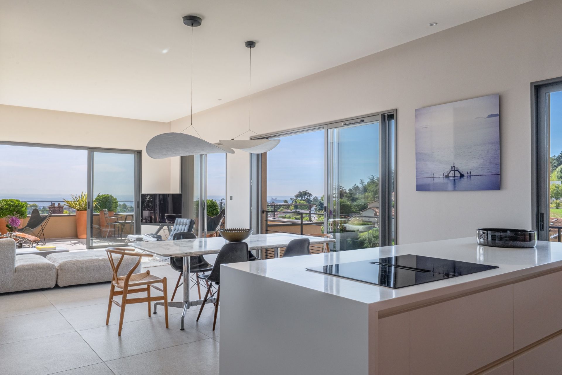 contemporary house 5 Rooms for sale on ST DIDIER AU MONT D OR (69370)