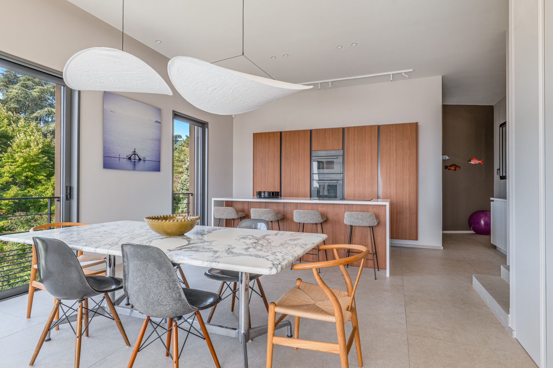 contemporary house 5 Rooms for sale on ST DIDIER AU MONT D OR (69370)