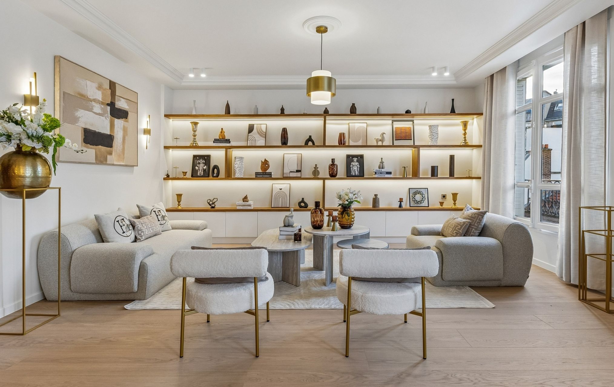 luxury apartment 3 Rooms for sale on PARIS (75008)