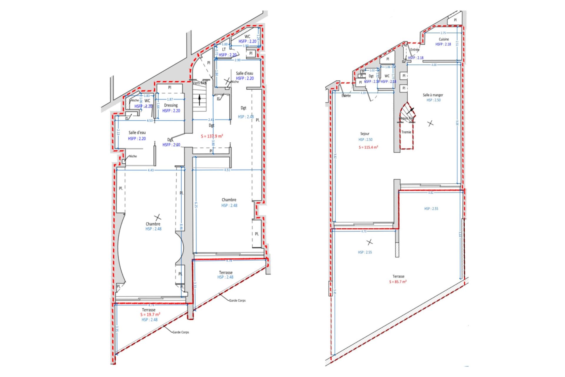 luxury apartment 3 Rooms for sale on MONACO (98000)