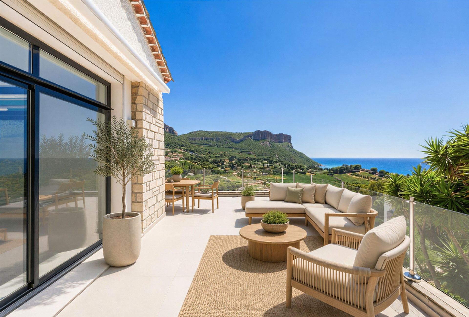 luxury apartment 5 Rooms for sale on CASSIS (13260)