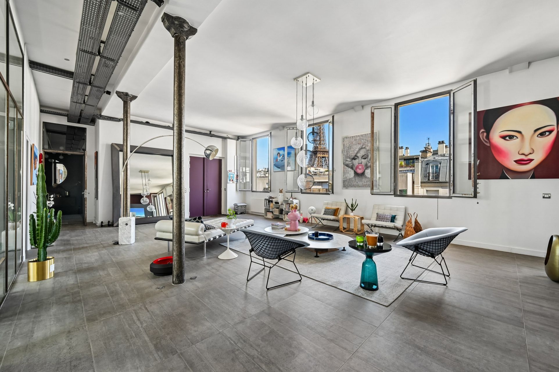 luxury apartment 6 Rooms for sale on PARIS (75015)