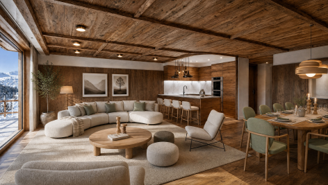 Vente Appartement de luxe Méribel Les Allues 5&nbsp;Pièces 140&nbsp;m²