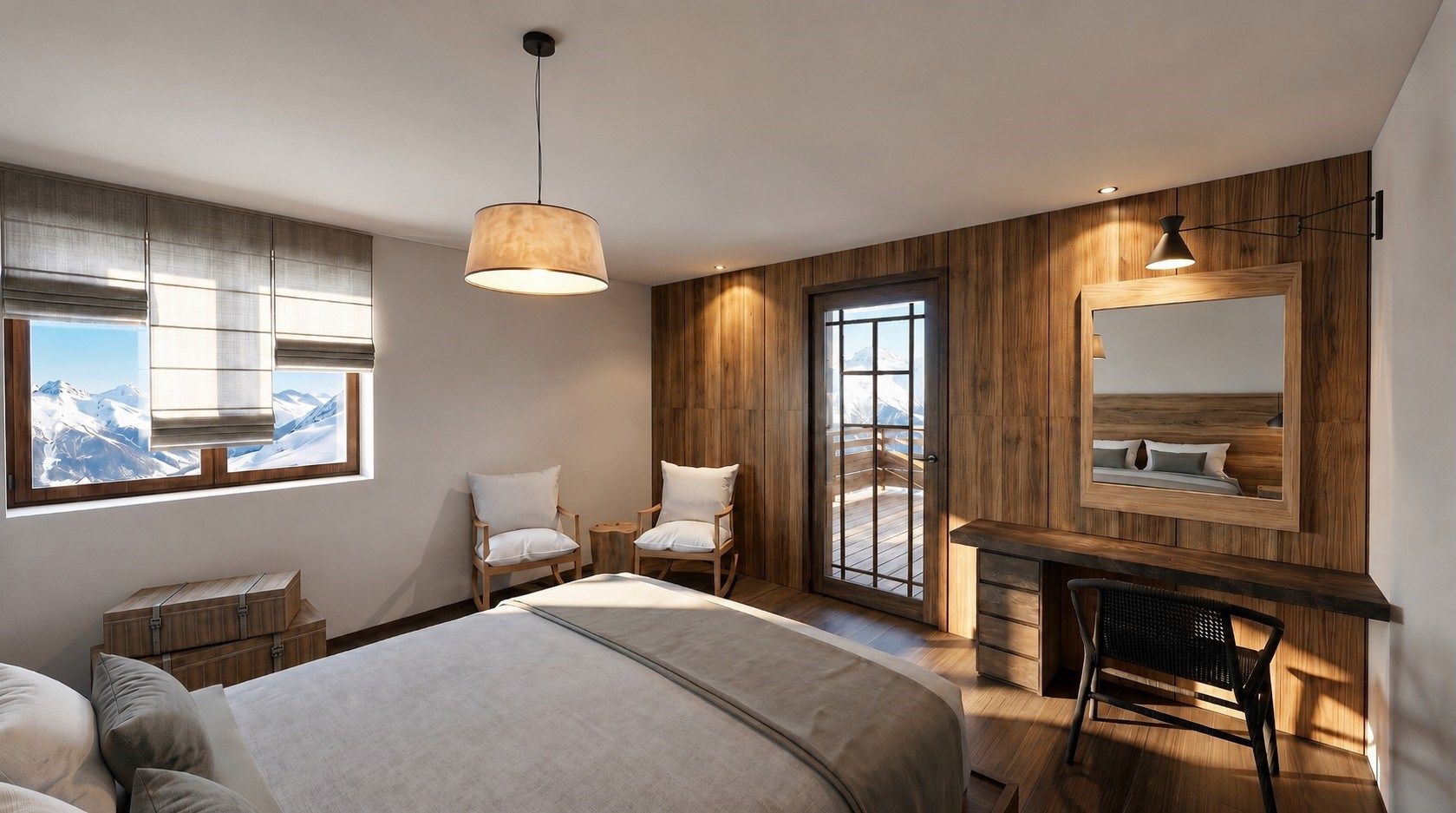 appartement de luxe 3 Pièces en vente sur MERIBEL LES ALLUES (73550)