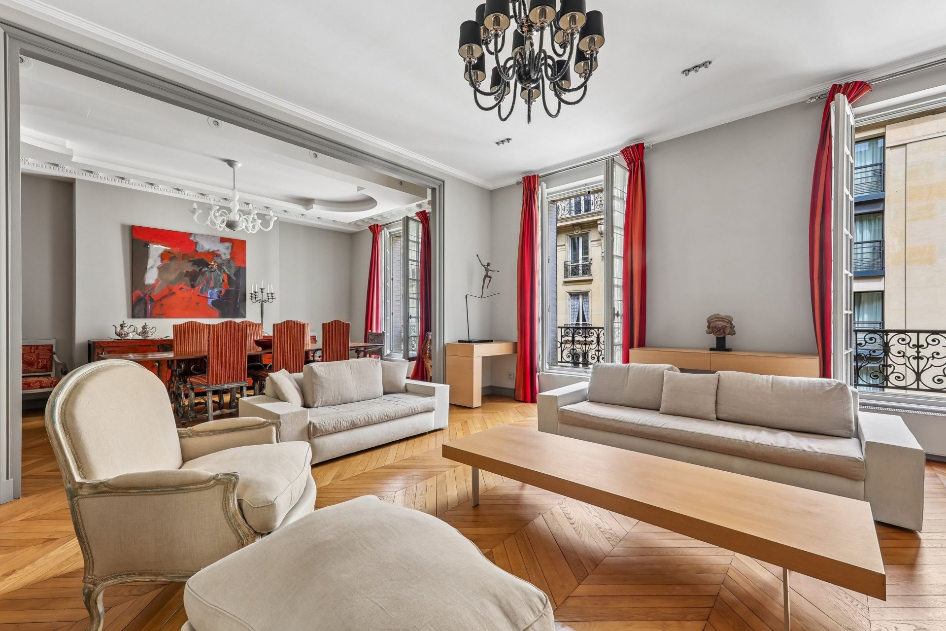 luxury apartment 7 Rooms for sale on PARIS (75016)
