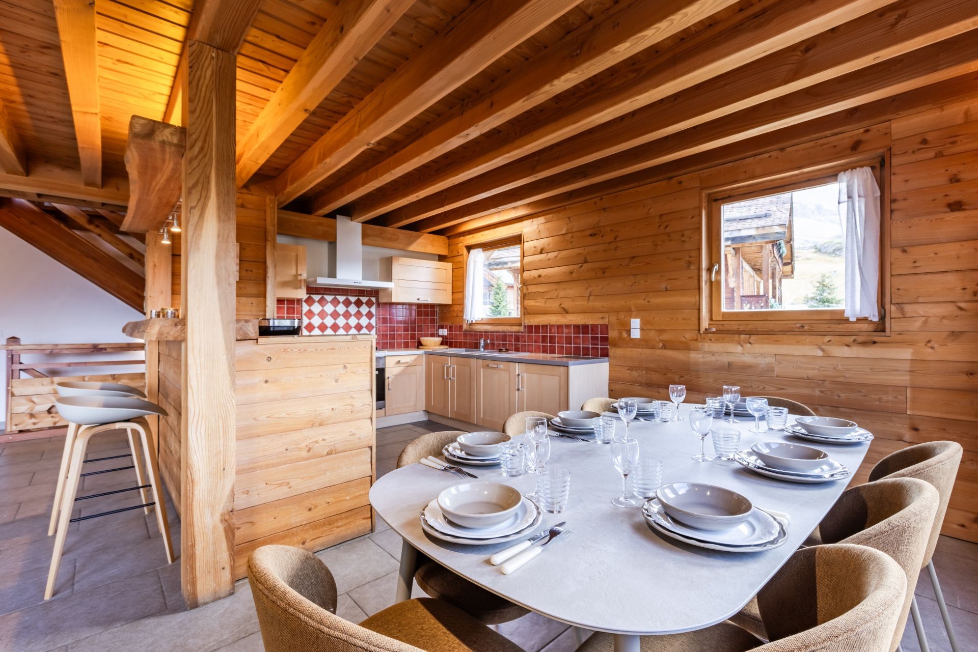luxury chalet 5 Rooms for seasonal rent on L ALPE D HUEZ (38750)