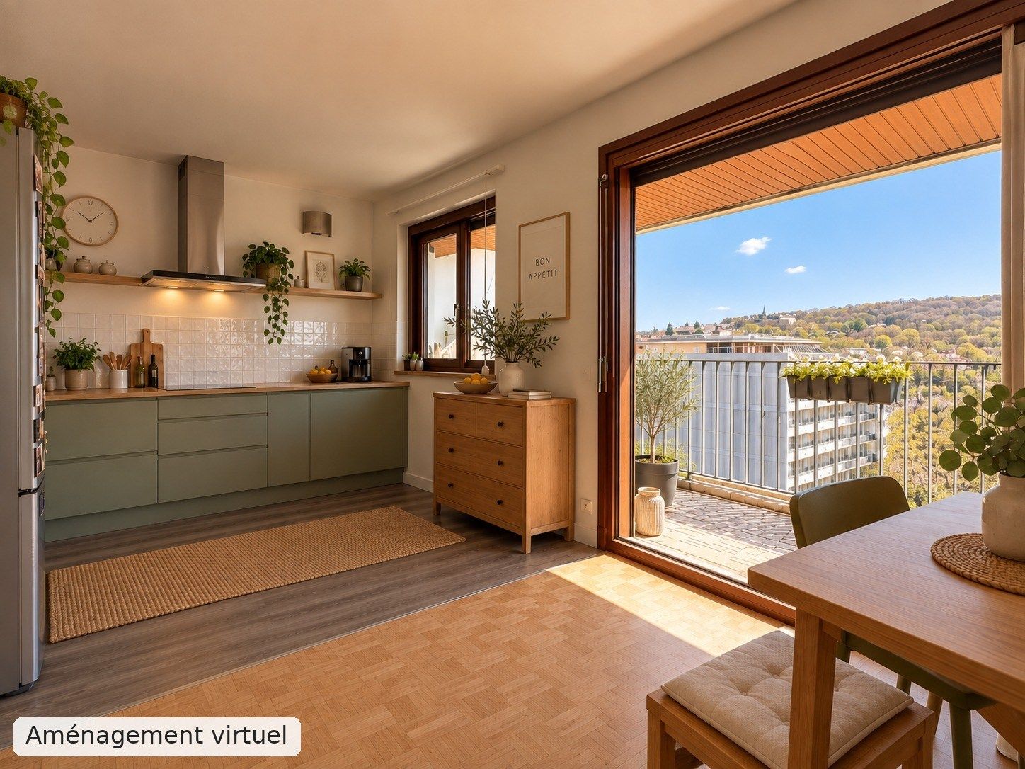 luxury apartment 4 Rooms for sale on MEUDON (92190)