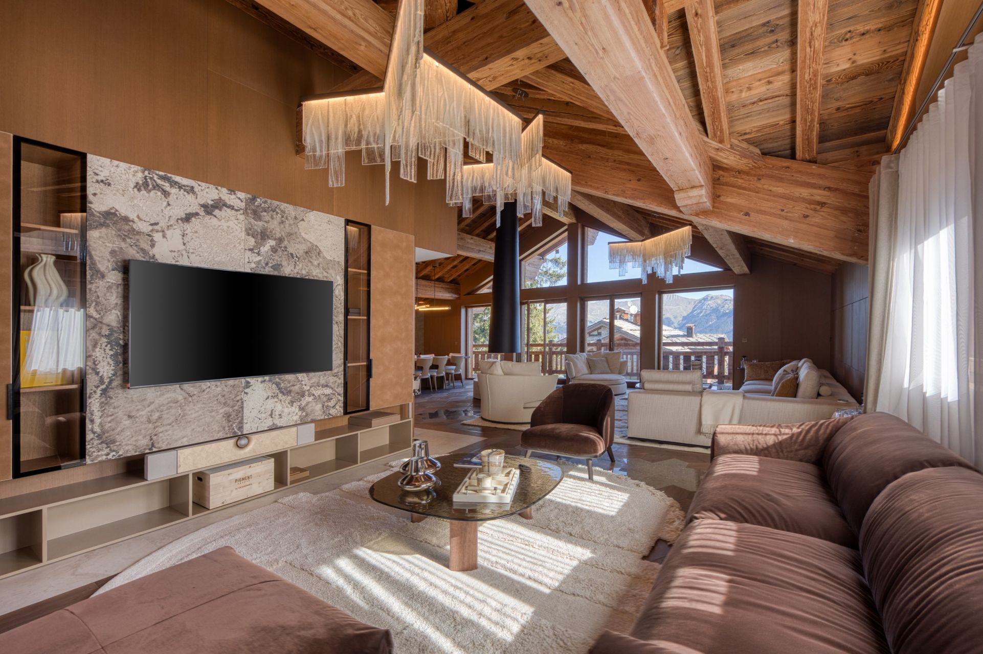 chalet de luxe 10 Pièces en location saisonnière sur COURCHEVEL (73120)