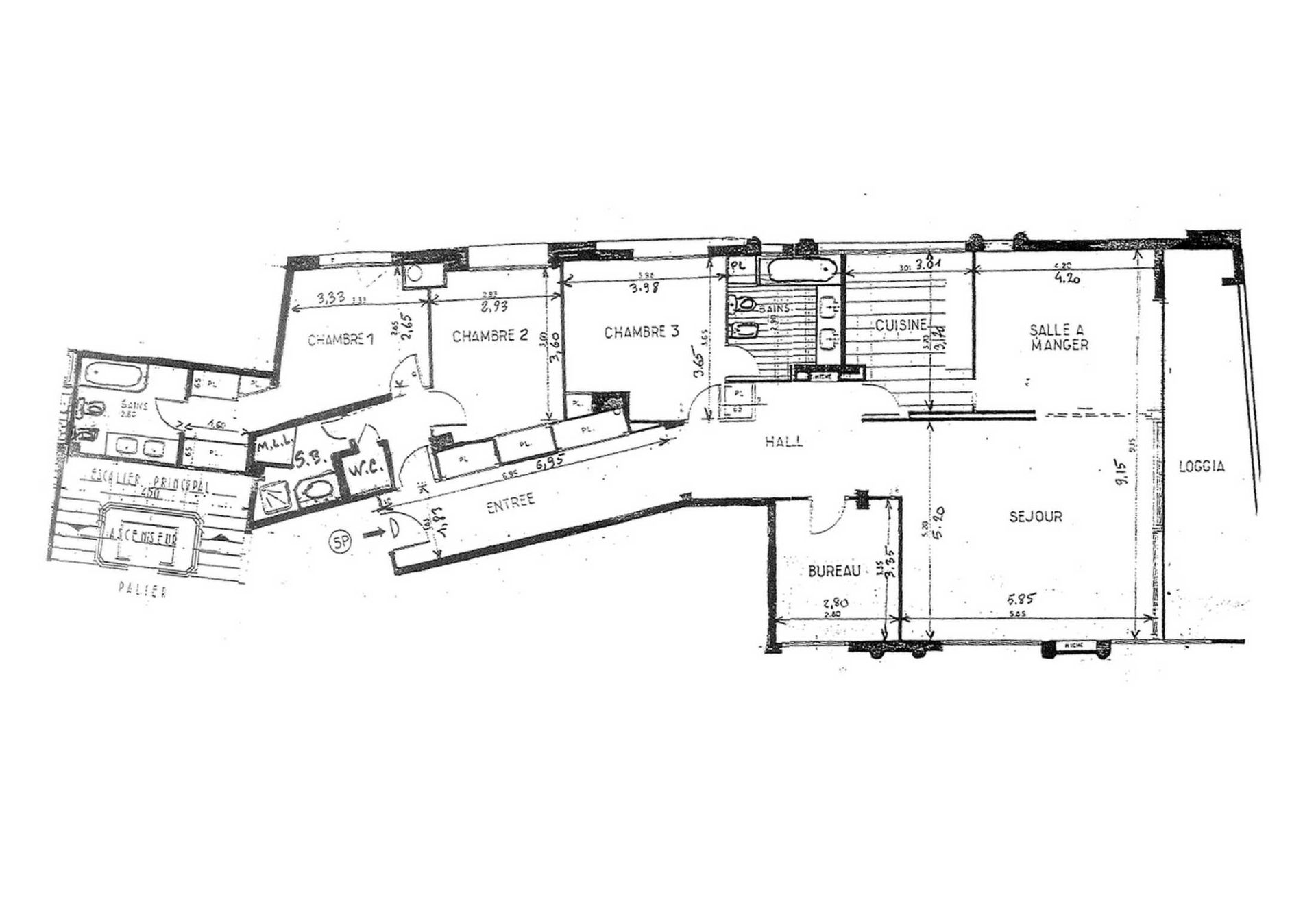 appartement de luxe 5 Pièces en location sur MONACO (98000)