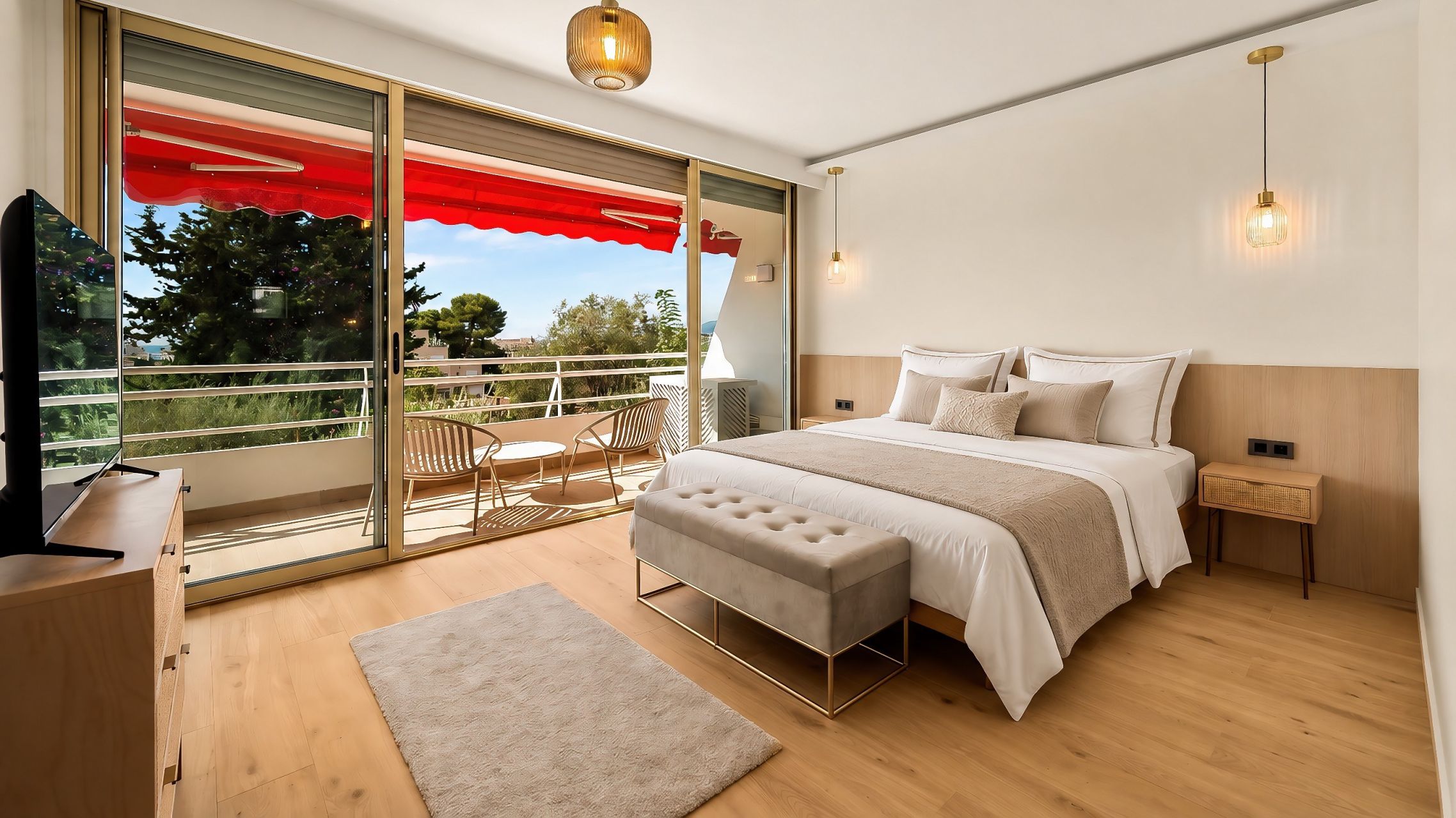 luxury apartment 3 Rooms for sale on CANNES (06400)