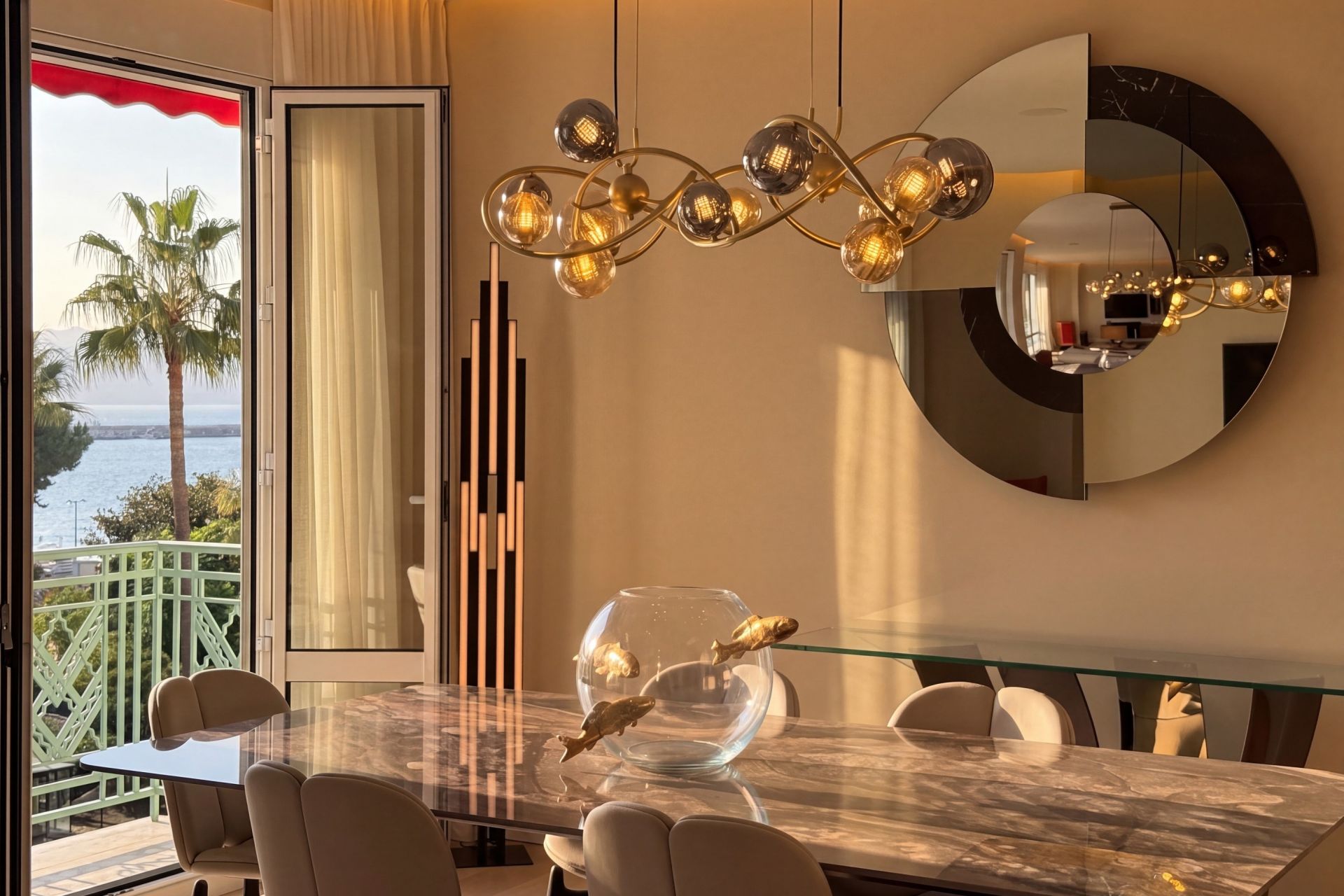luxury apartment 4 Rooms for sale on CANNES (06400)