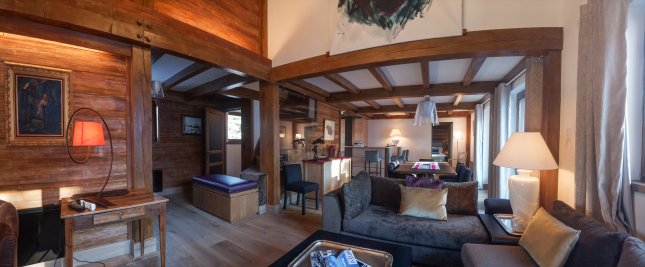Rental Luxury apartment Megève 6 Rooms 180 m²